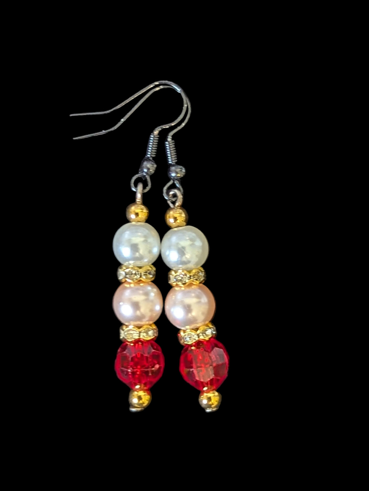 Dazzle Me Red Earrings