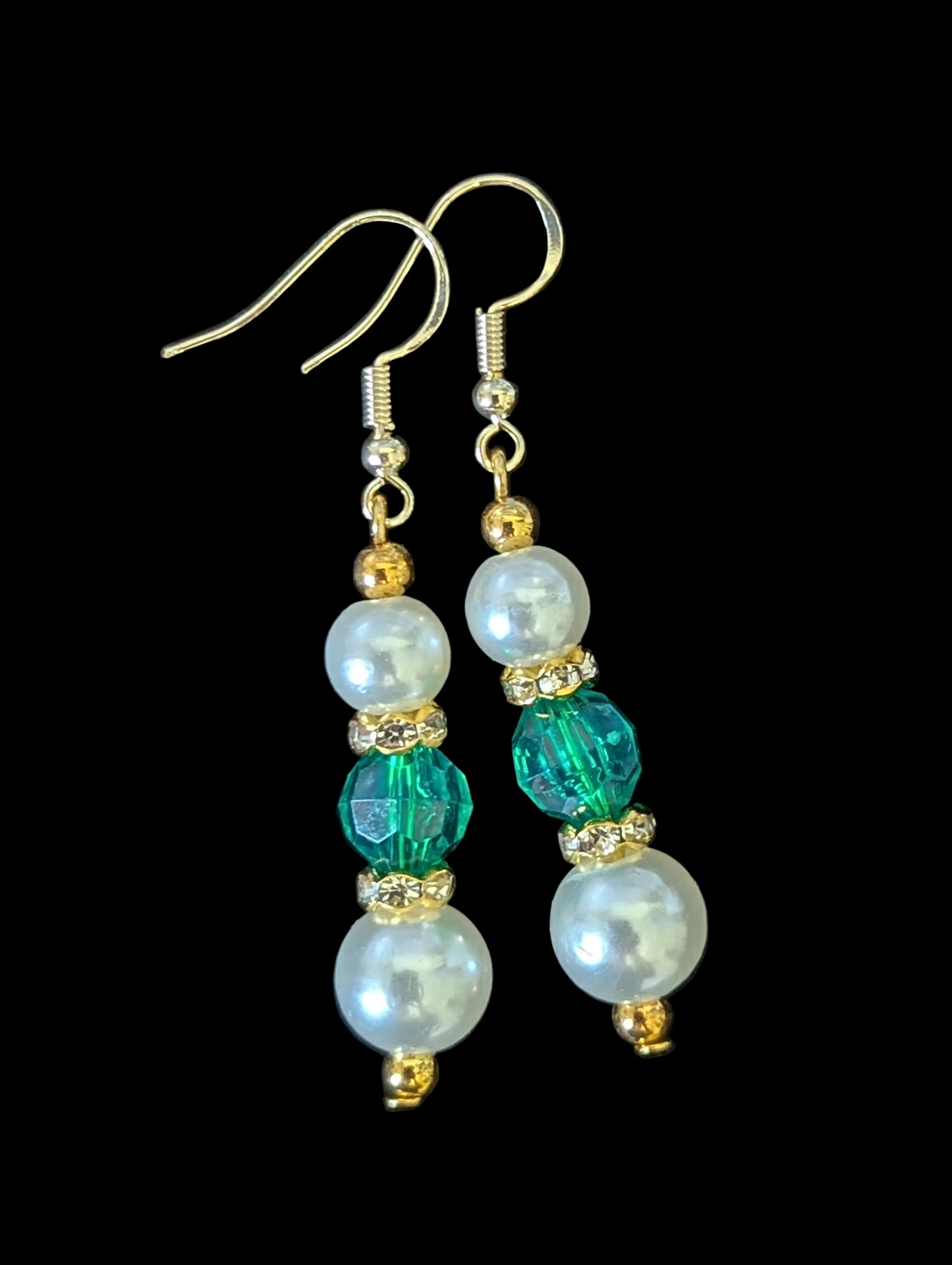 Dazzling Green Earrings