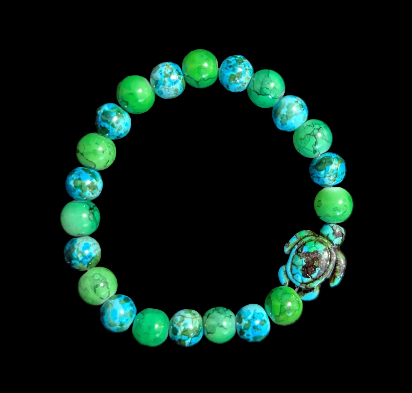 Sea Turtle Bead Bracelet