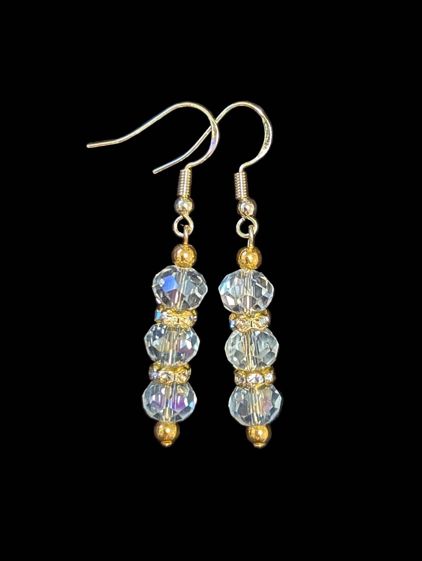 Crystal Clear Dangle Earrings