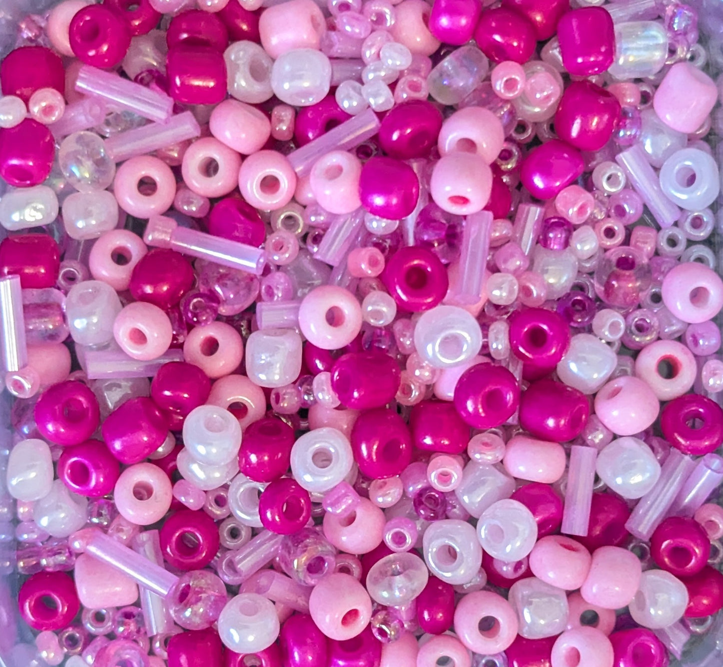 Pink & Fuchsia Bead Mix