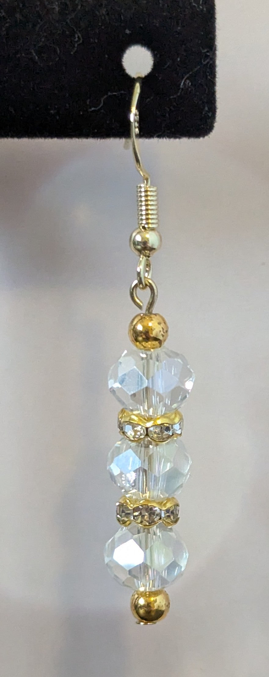 Crystal Clear Dangle Earrings