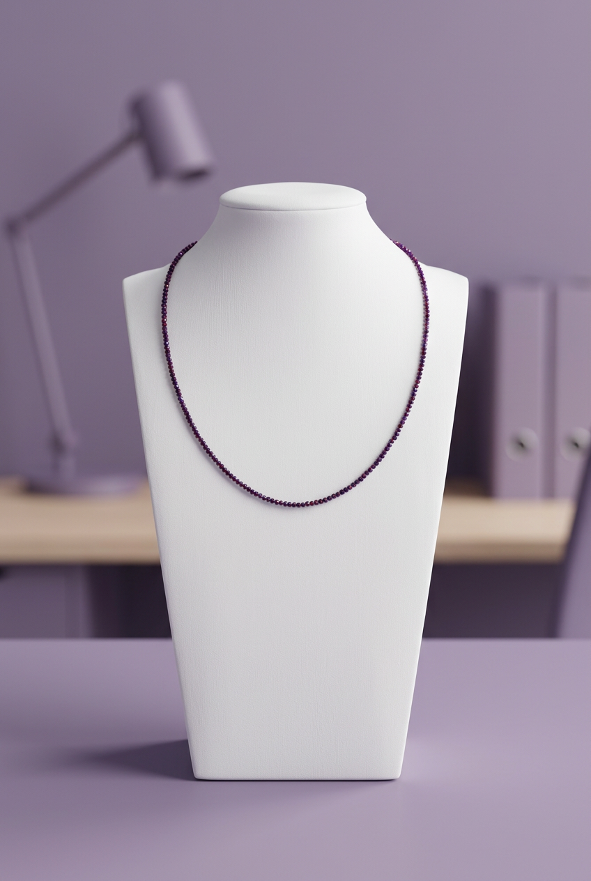 Purple Choker Necklace