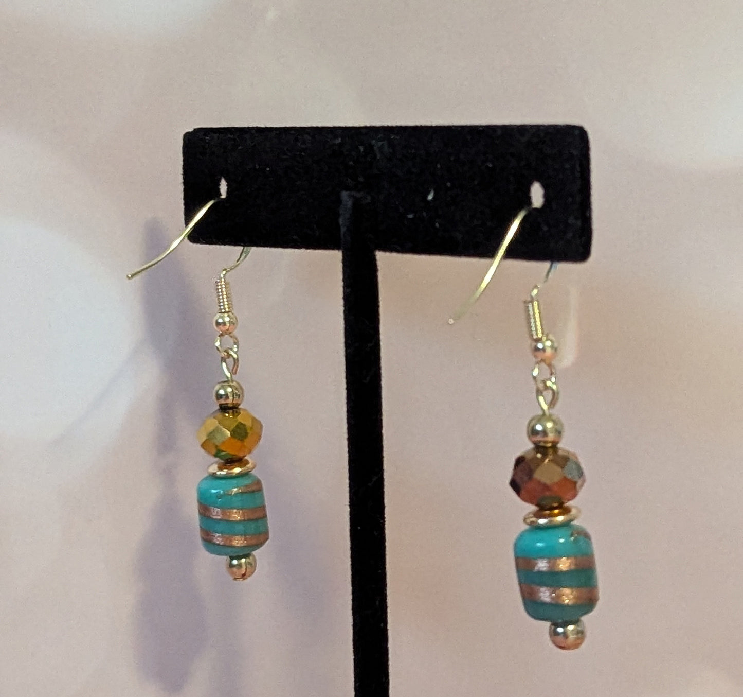Blue Swirl Earrings