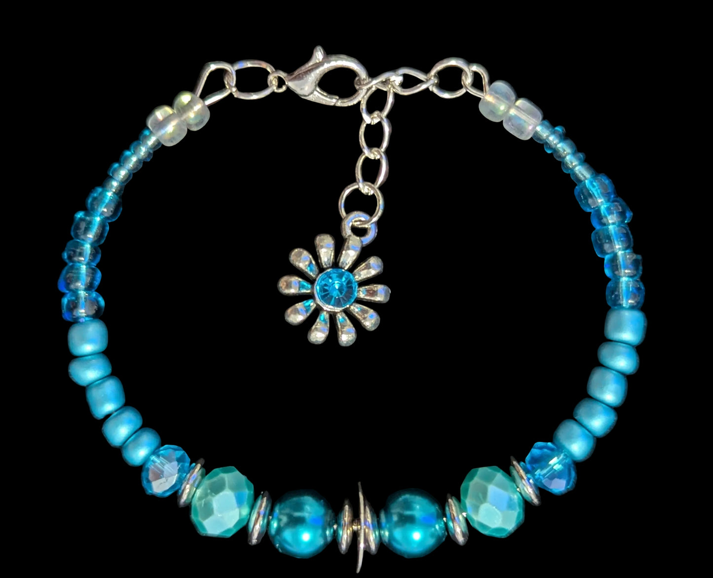 Daisy Flower Wire Bracelet