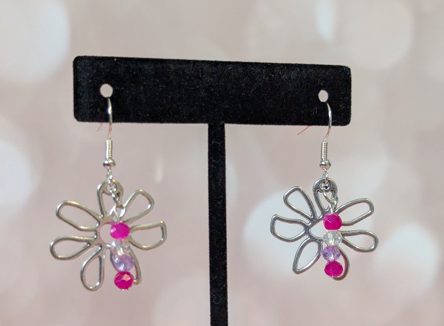 Pink Blossom Earrings