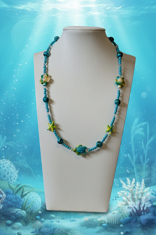 Sea Life Bead Necklace