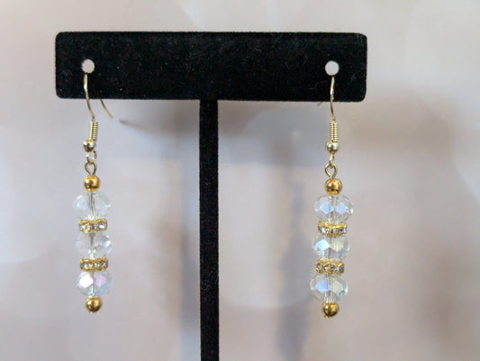 Crystal Clear Dangle Earrings