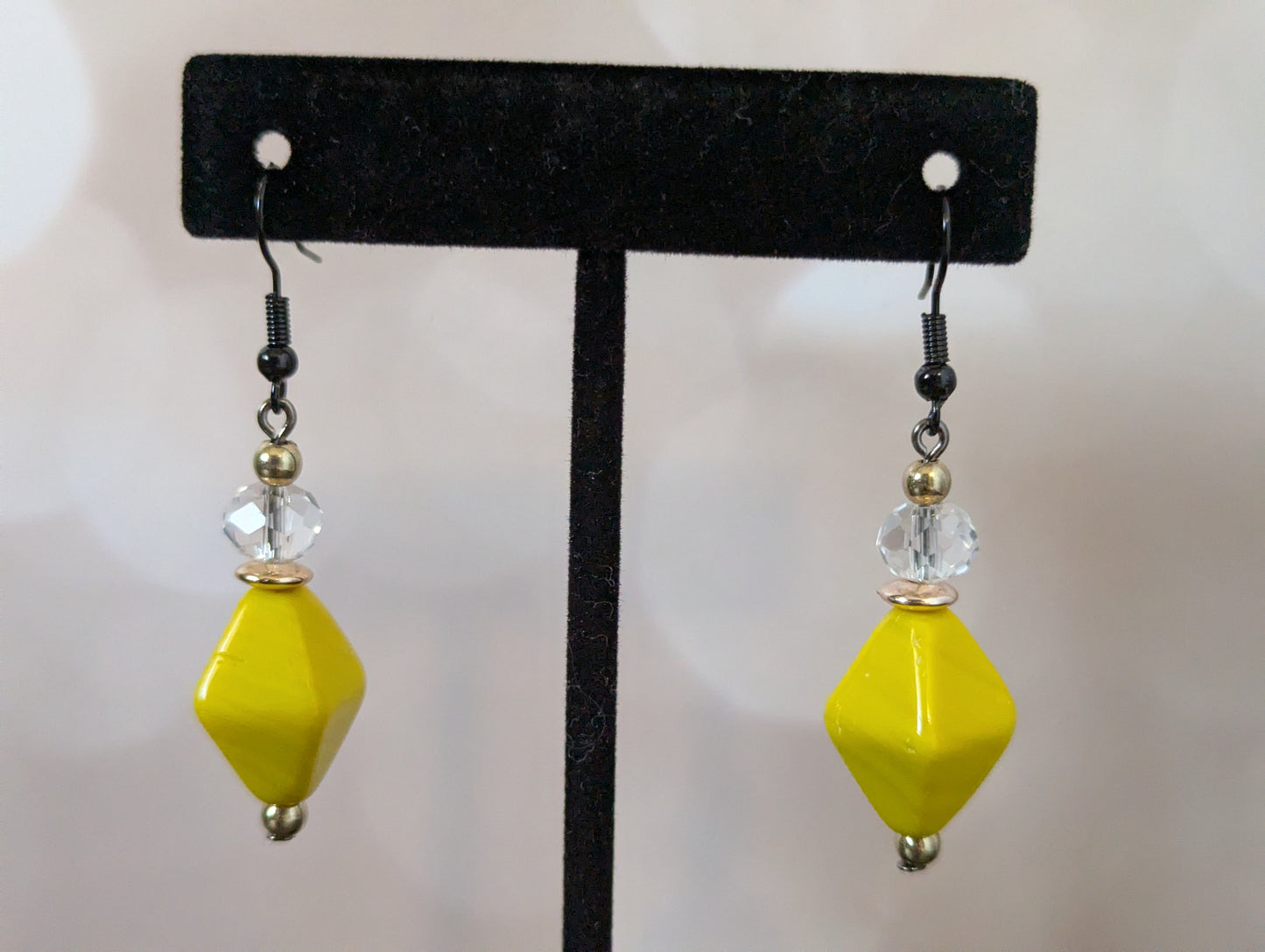 Yellow Ceramic Earrings