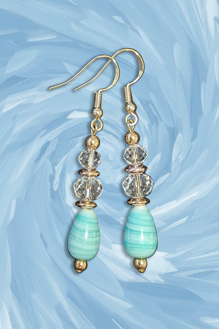 Swirl Tiered Earrings