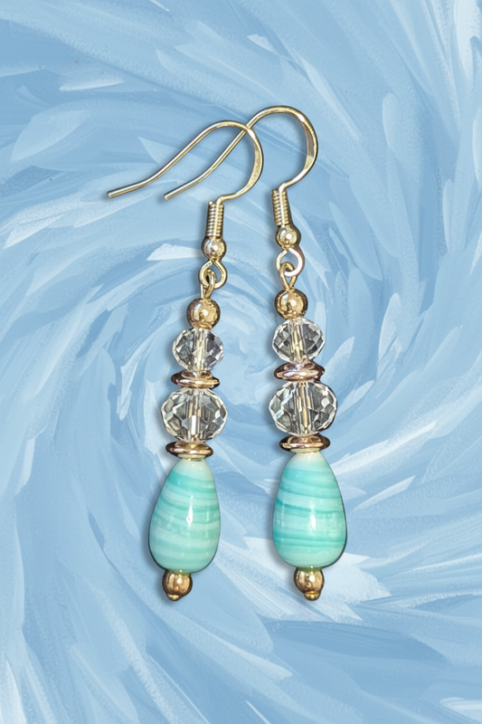 Swirl Tiered Earrings