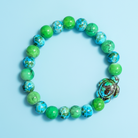 Sea Turtle Bead Bracelet