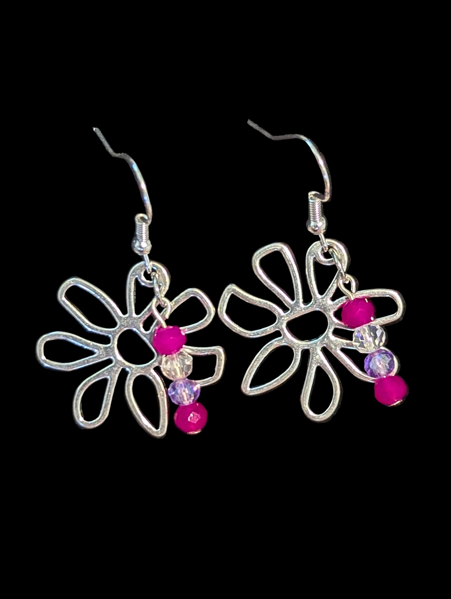 Pink Blossom Earrings