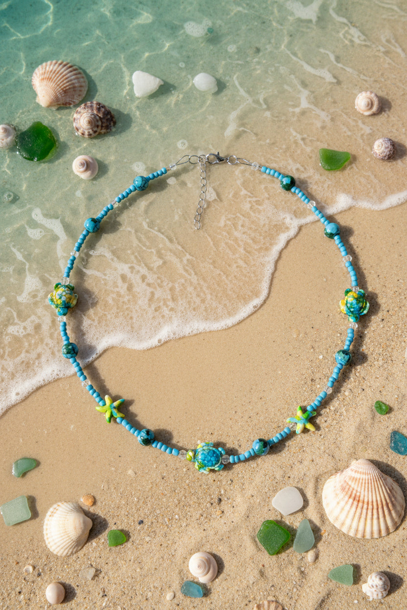Sea Life Bead Necklace