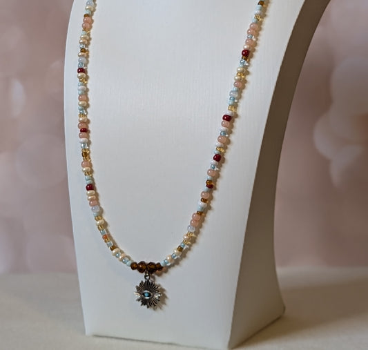 Eye in the Sun Pendant Necklace