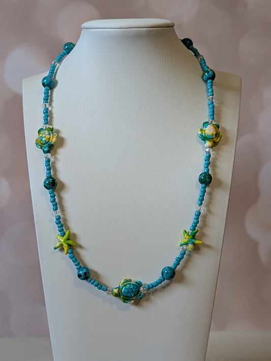 Sea Life Bead Necklace