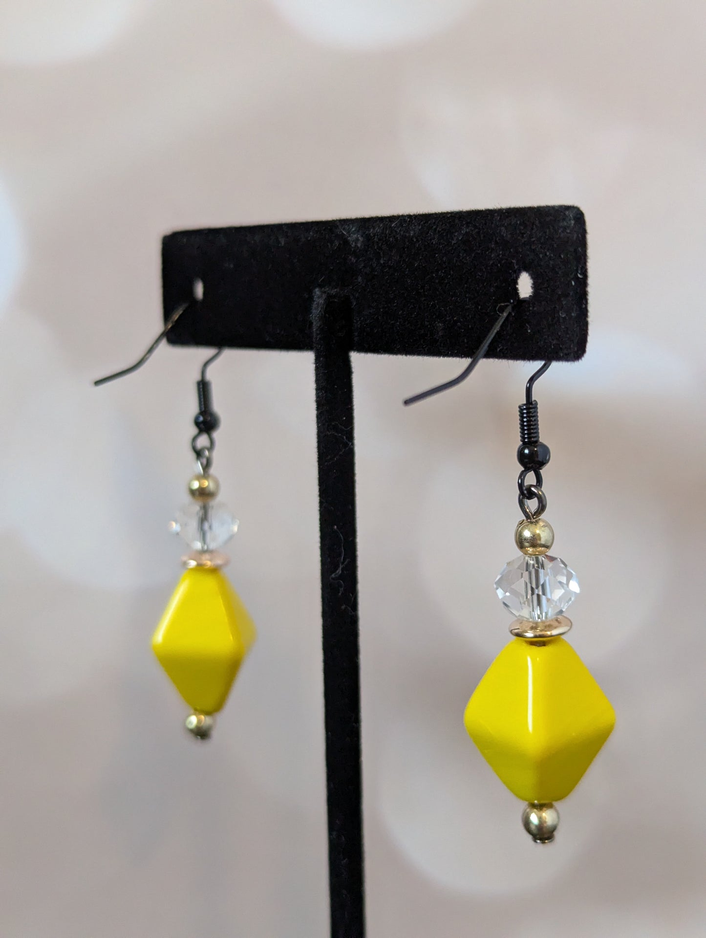 Yellow Ceramic Earrings