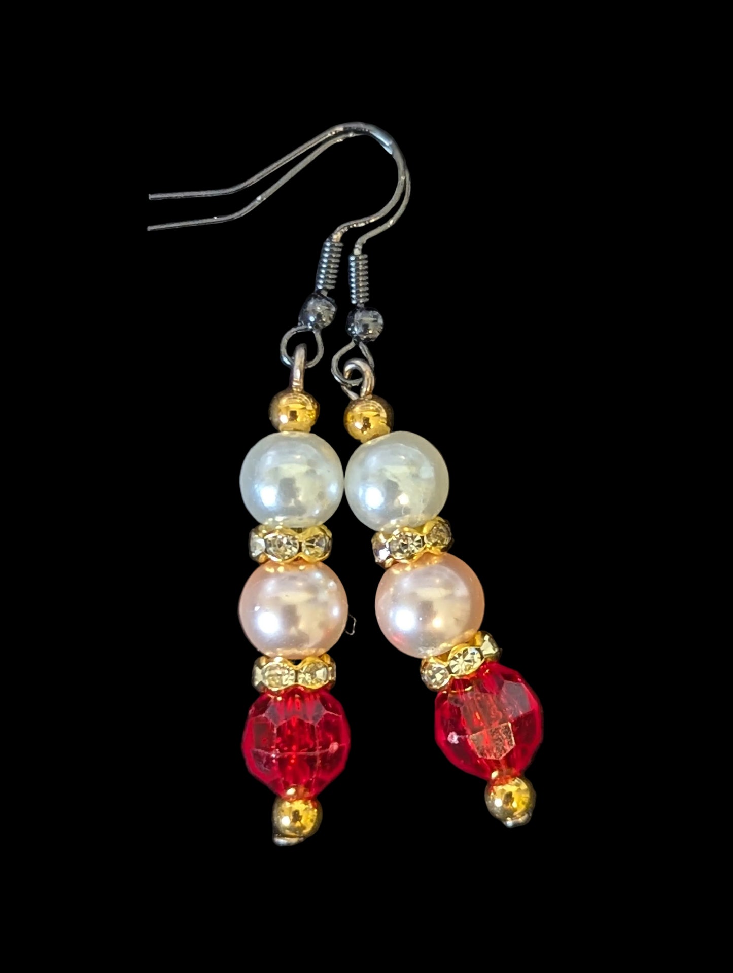 Dazzling Red Earrings