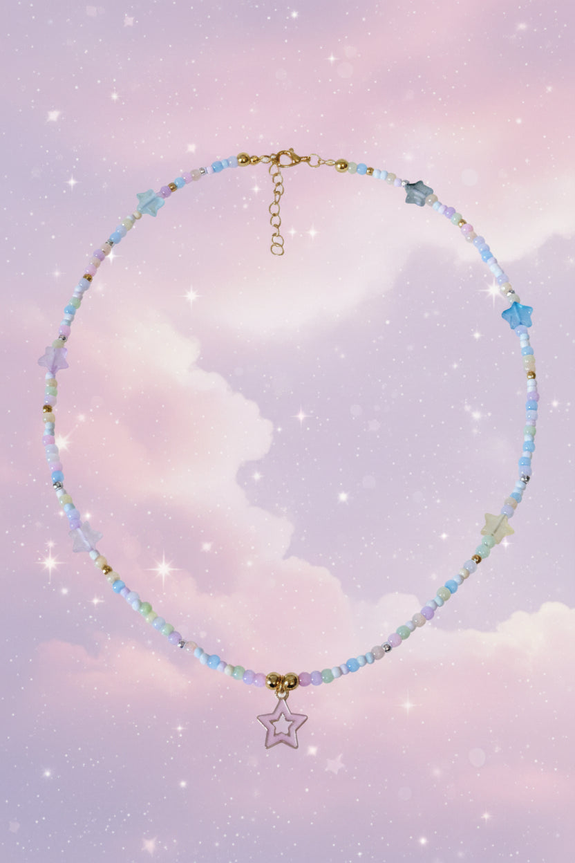 Pink Star Pendant Necklace