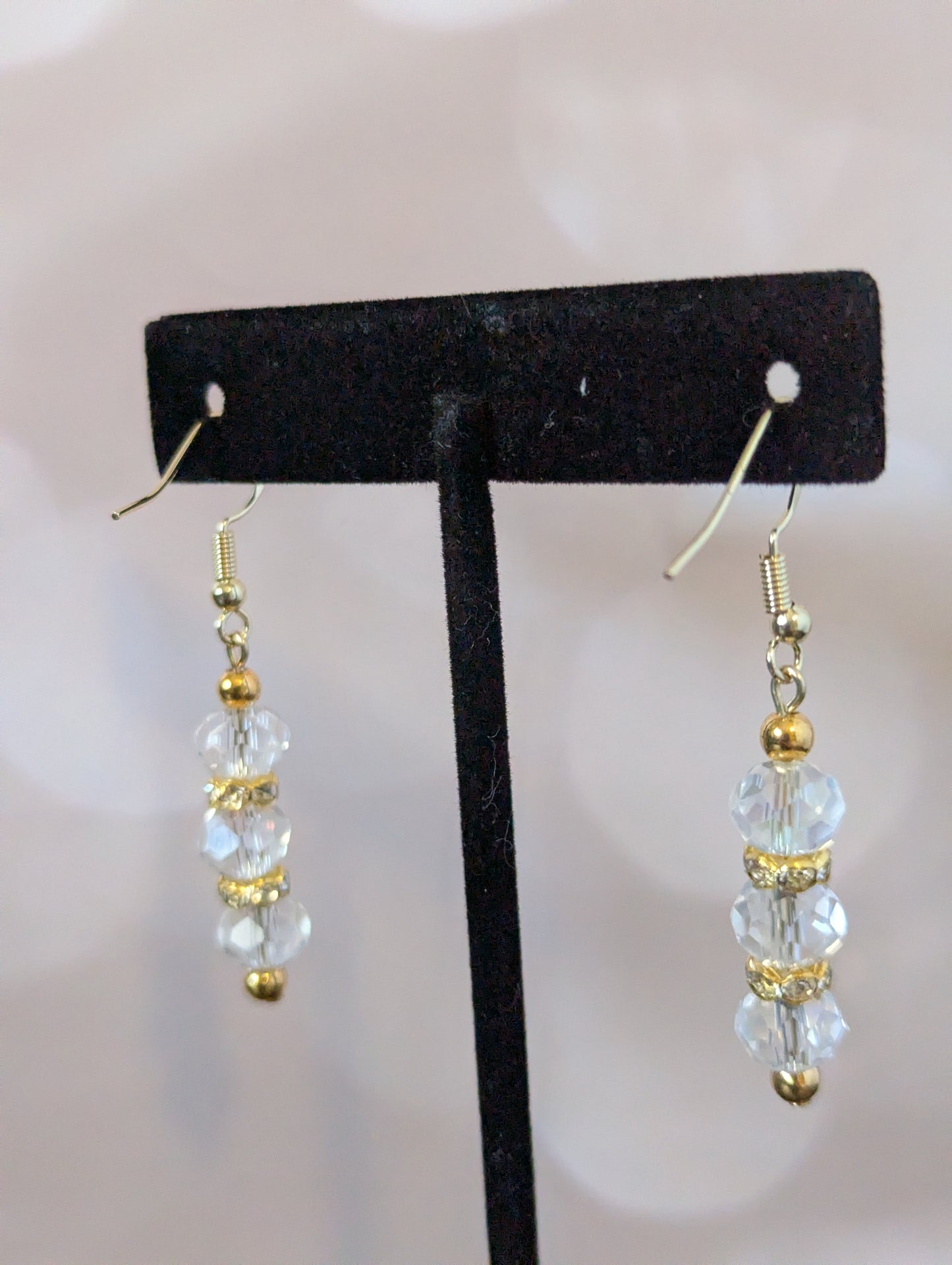 Crystal Clear Dangle Earrings