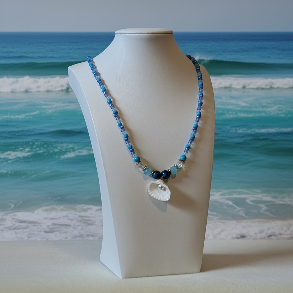 Clamshell Pendant Necklace