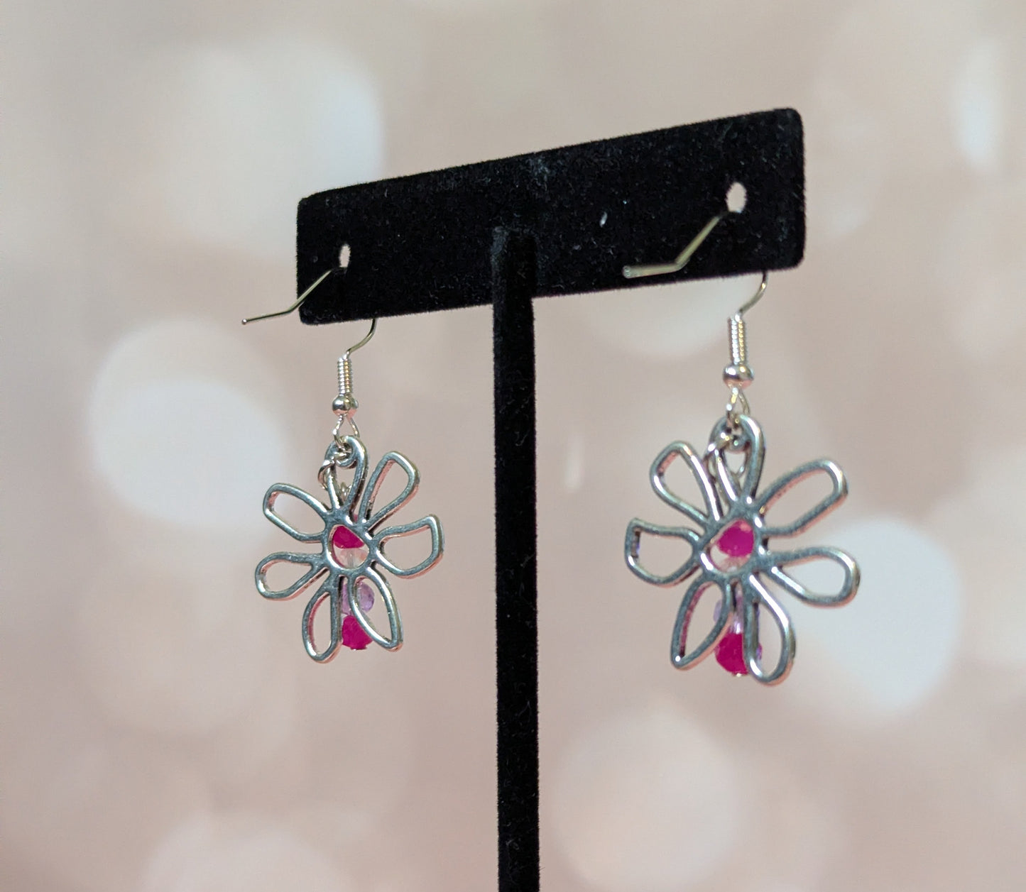 Pink Blossom Earrings