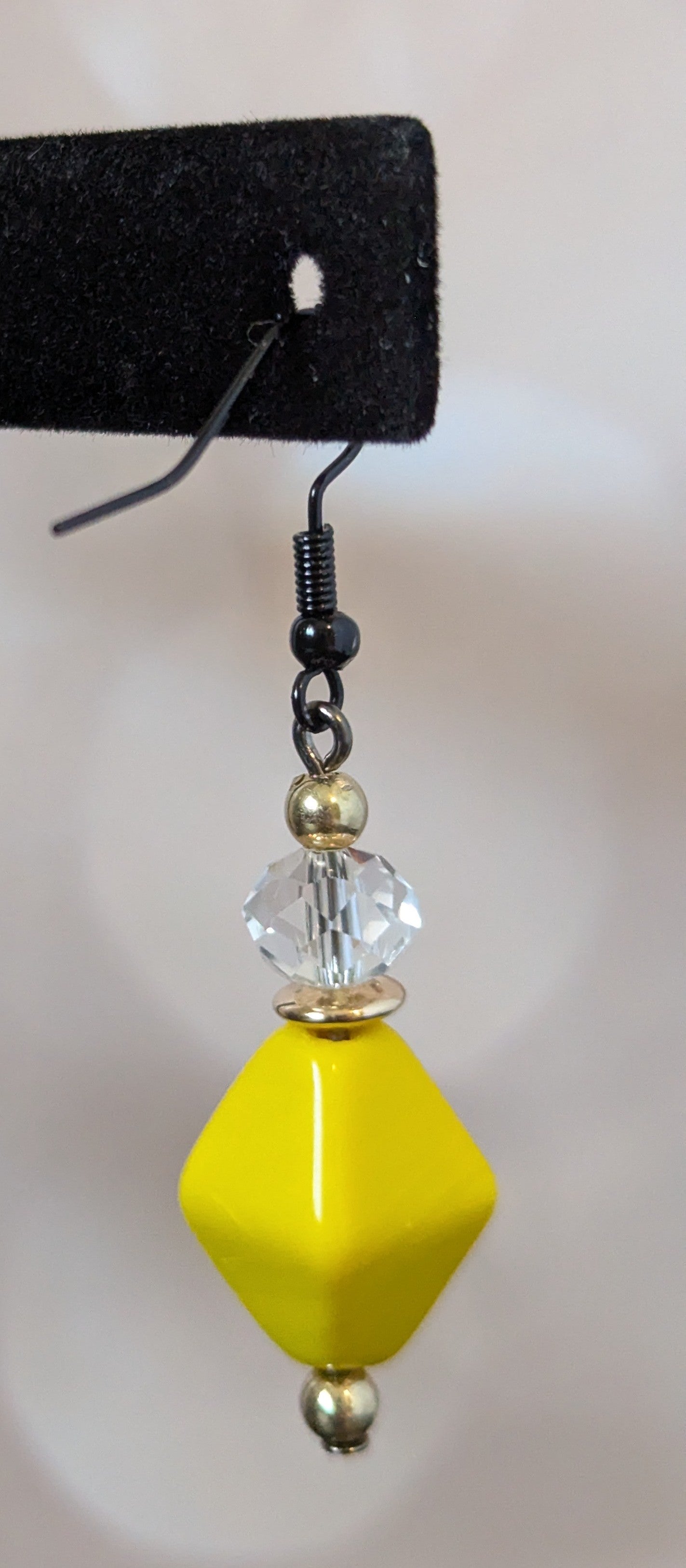 Yellow Ceramic Earrings