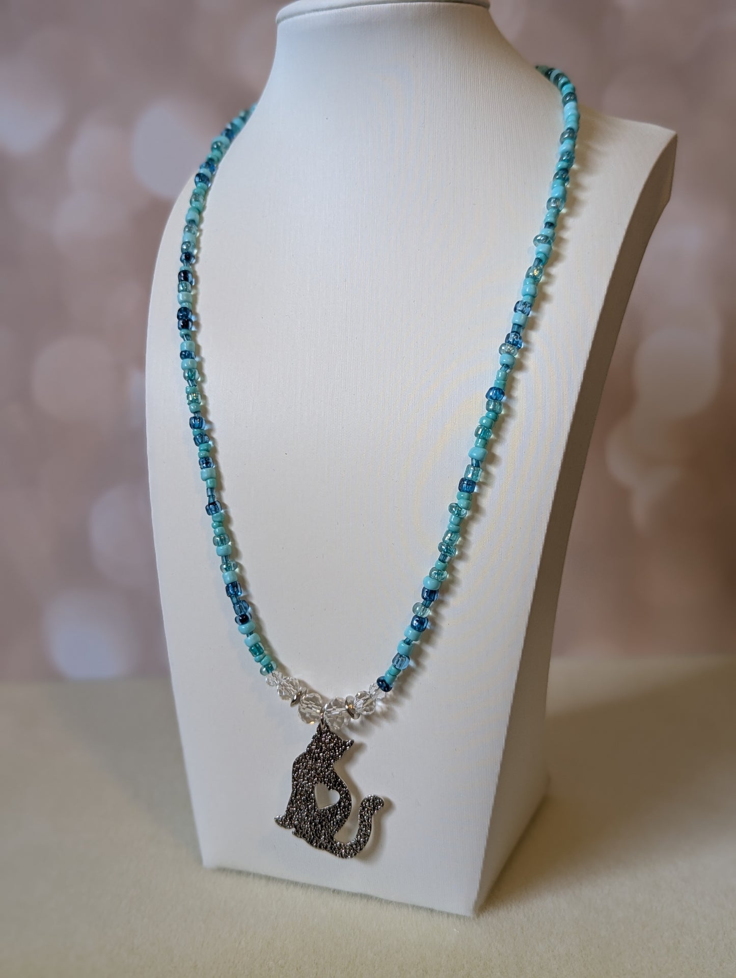 I Love Cats Pendant Necklace