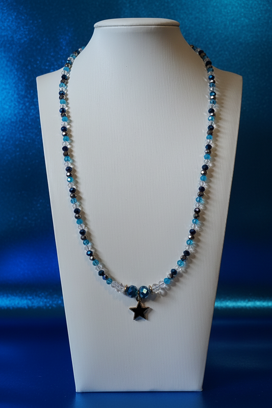 Metallic Star Pendant Necklace