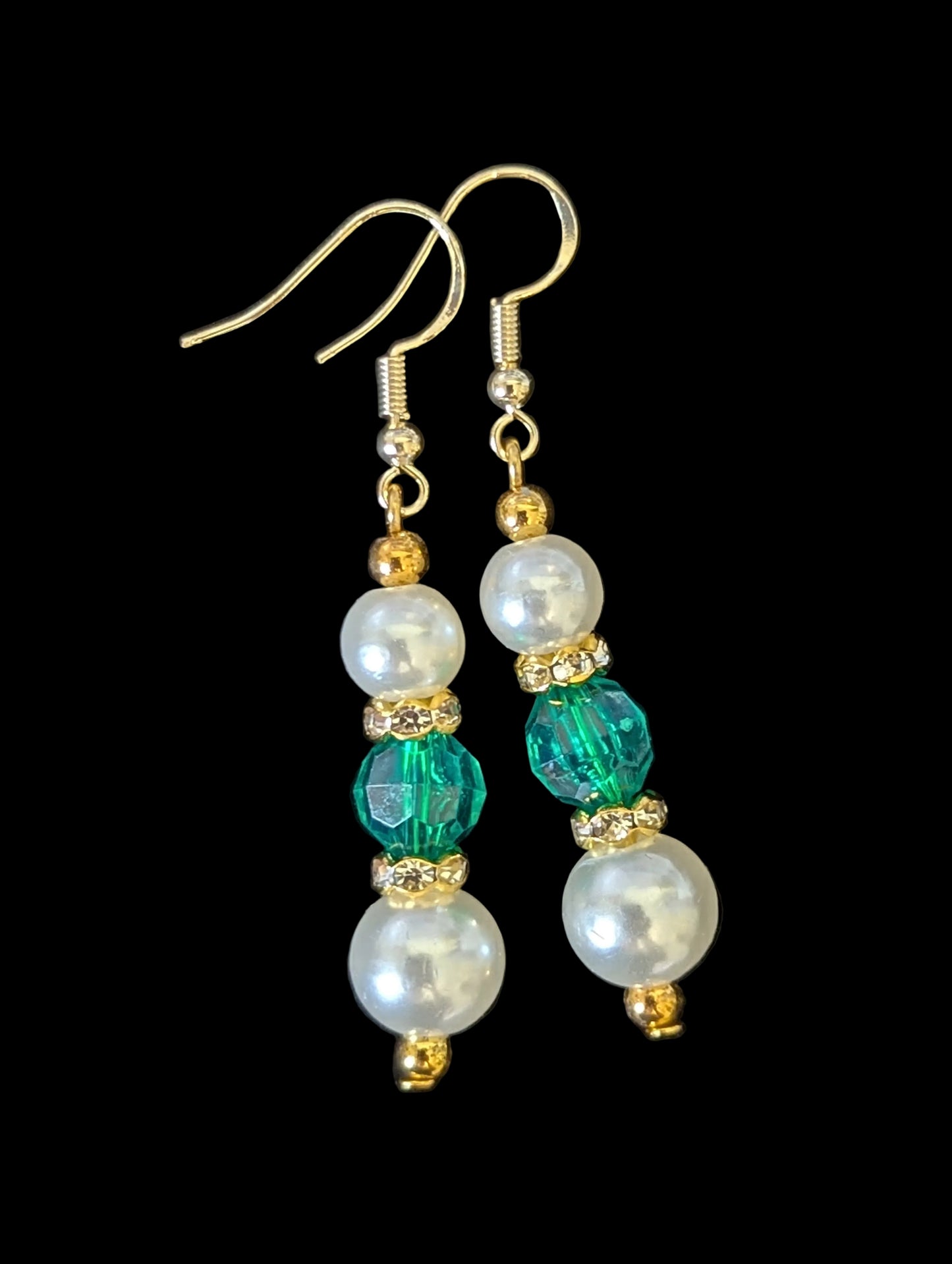 Dazzling Green Earrings