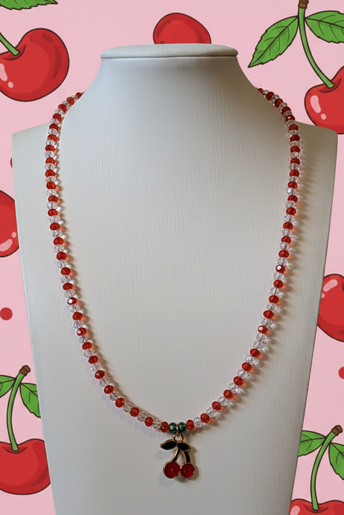 Cherry Pendant Necklace