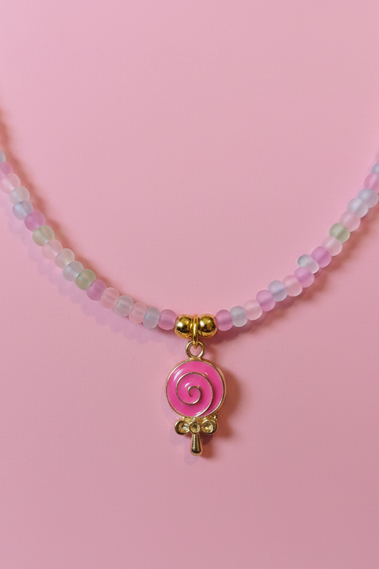 Lollipop Bead Necklace