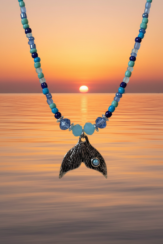 Mermaid Tail Pendant Necklace