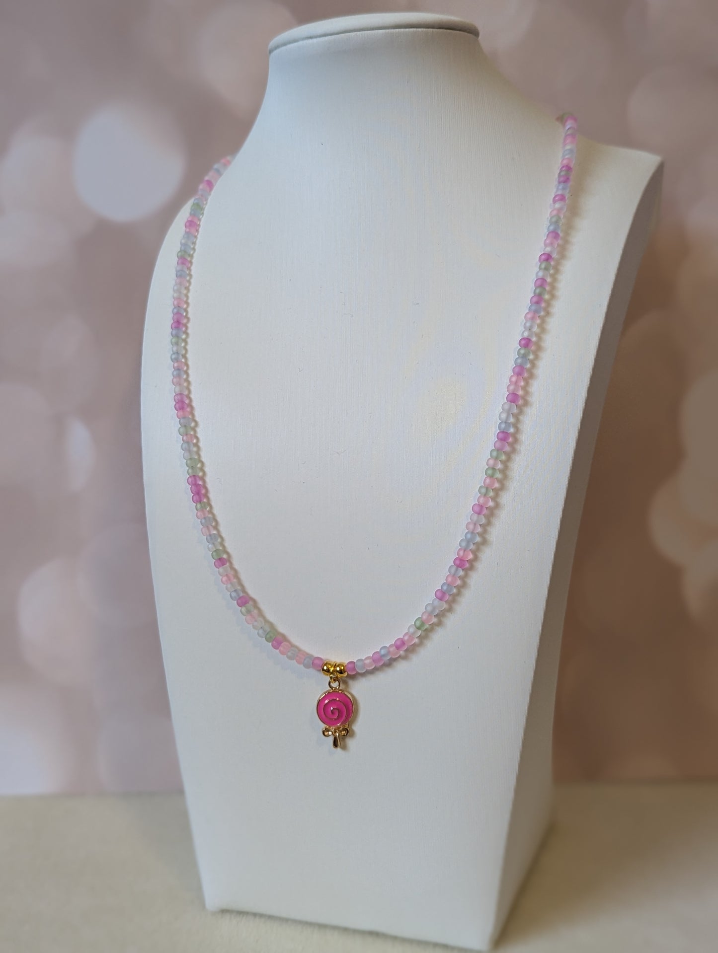 Lollipop Bead Necklace