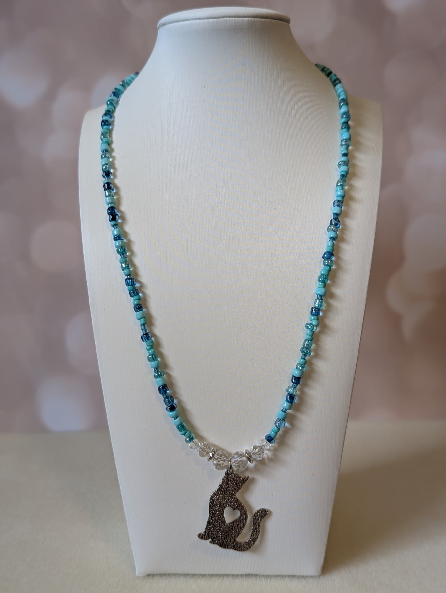 I Love Cats Pendant Necklace