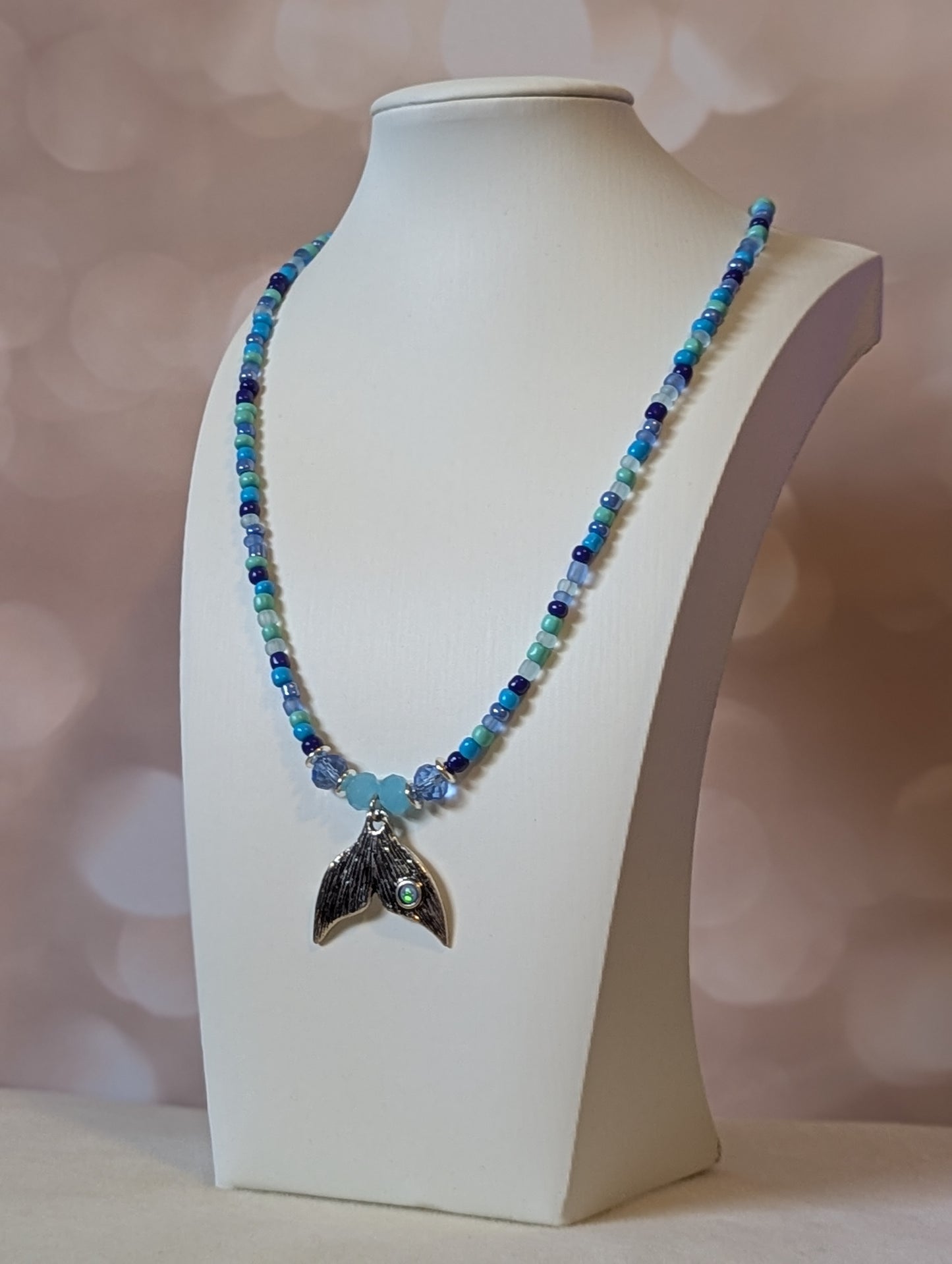 Mermaid Tail Pendant Necklace