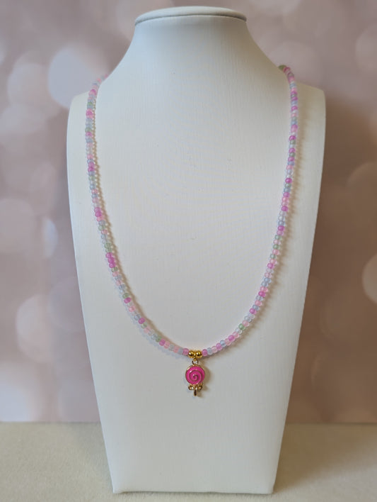 Lollipop Bead Necklace