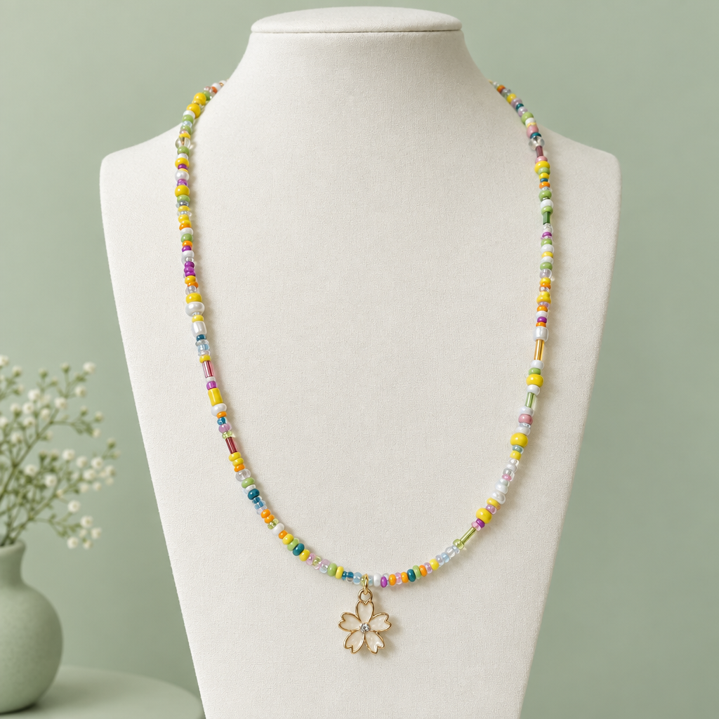 Bead Charm Necklace