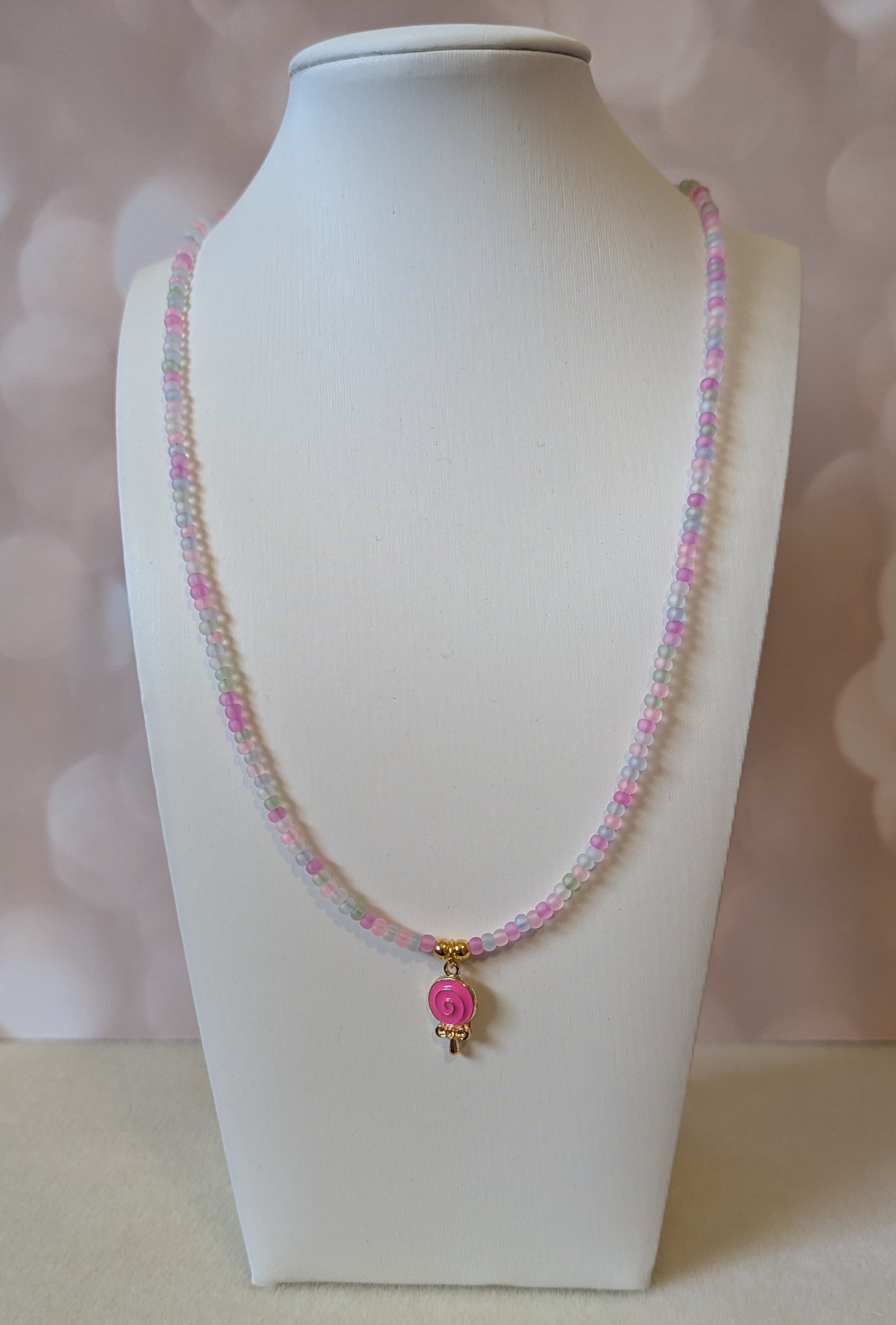 Lollipop Bead Necklace