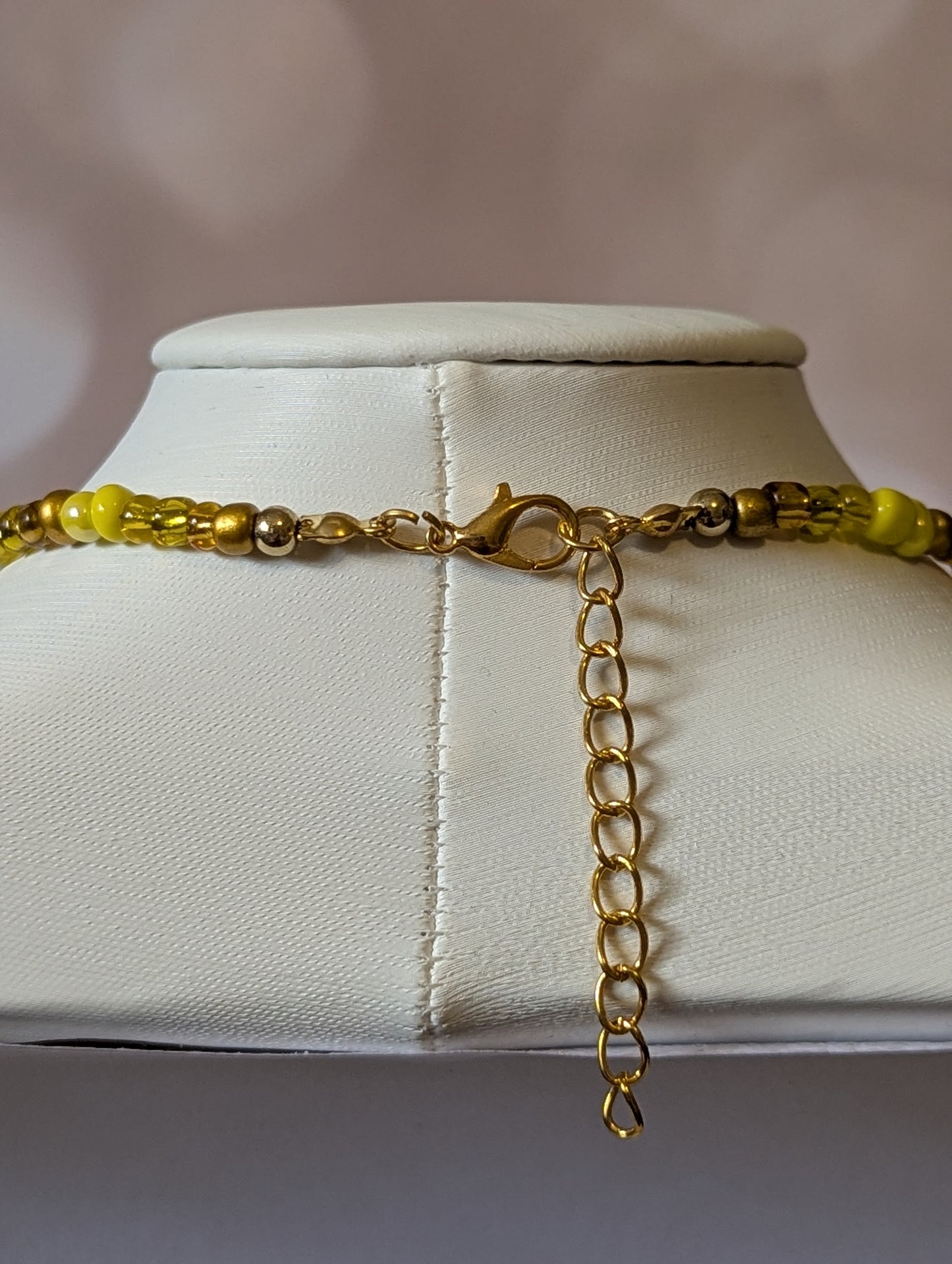 Yellow Bead Necklace