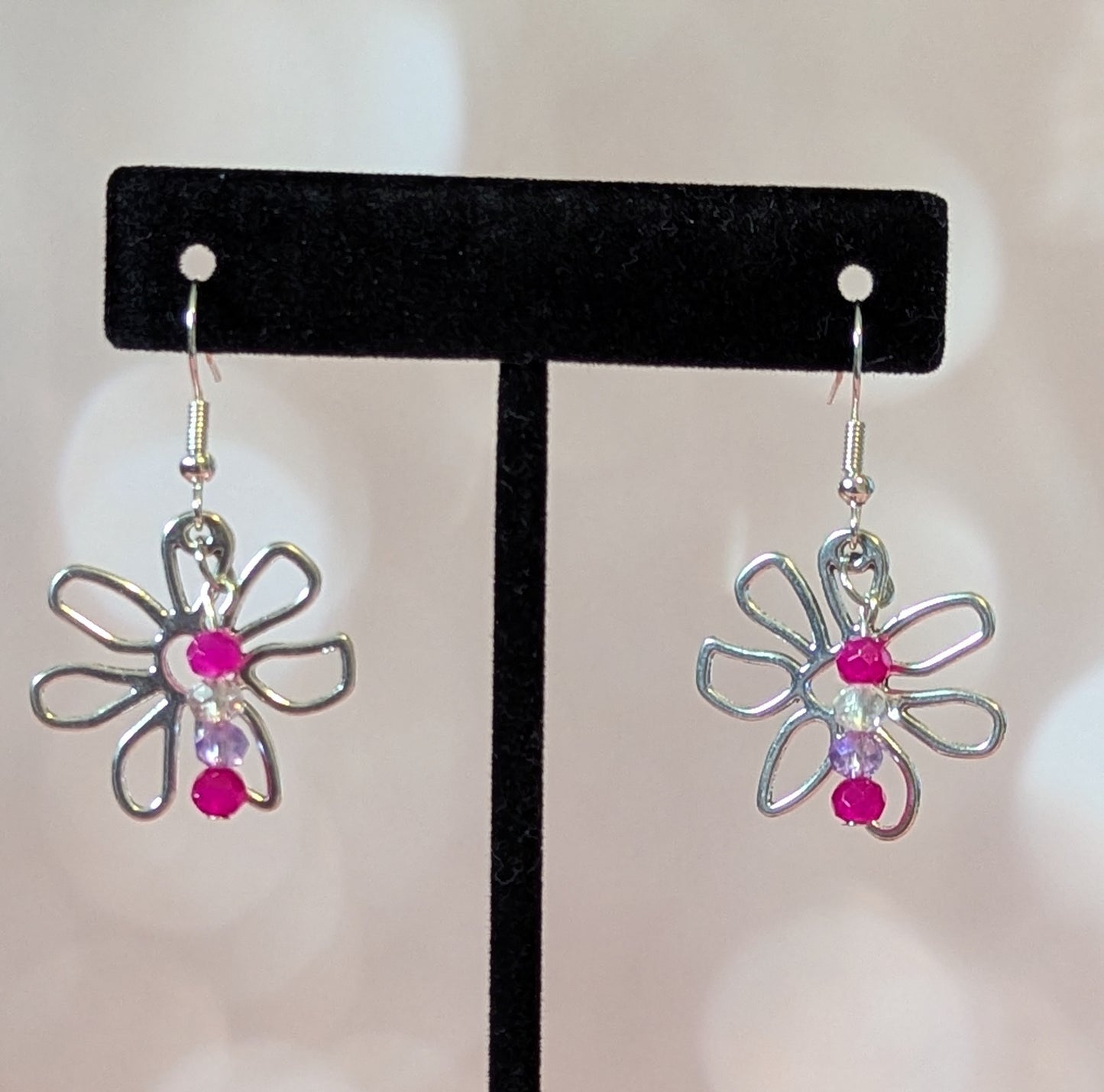 Pink Blossom Earrings