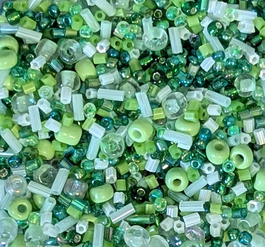Green Bead Mix