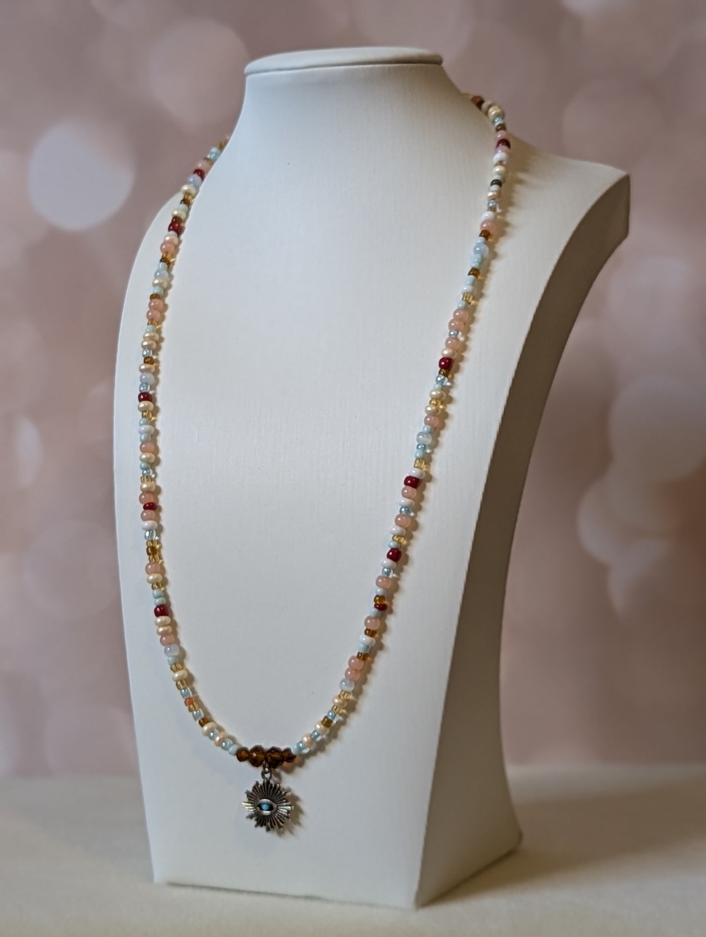 Eye in the Sun Pendant Necklace