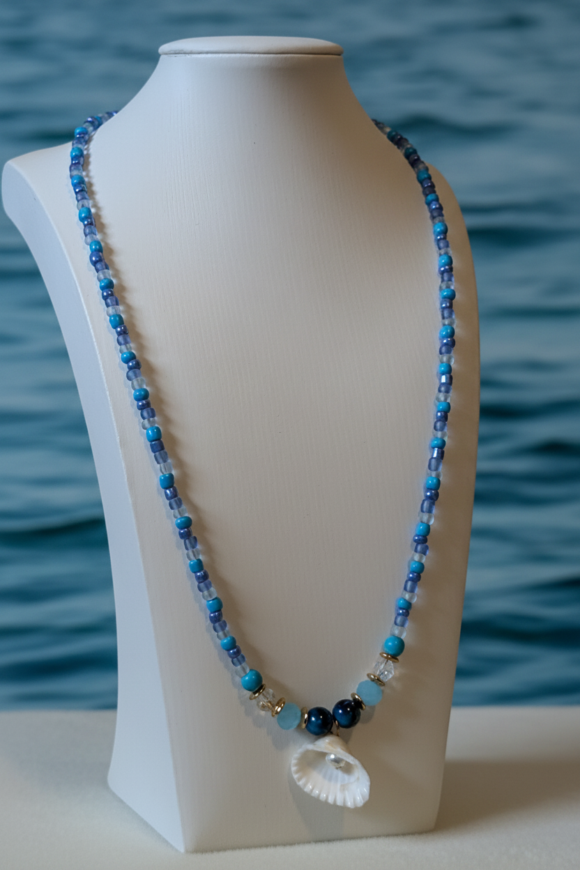 Clamshell Pendant Necklace