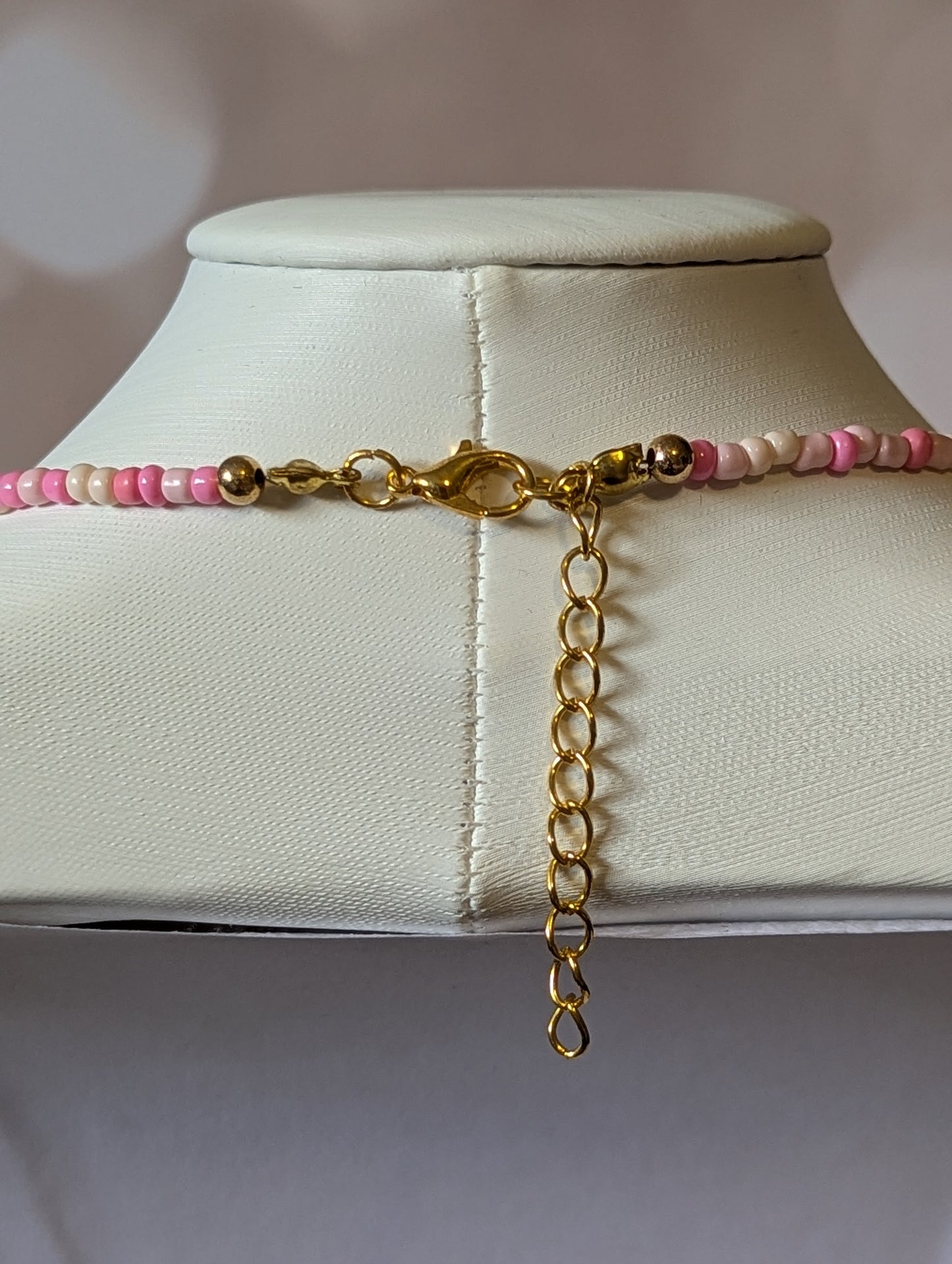 Pink Beach Pendant Necklace