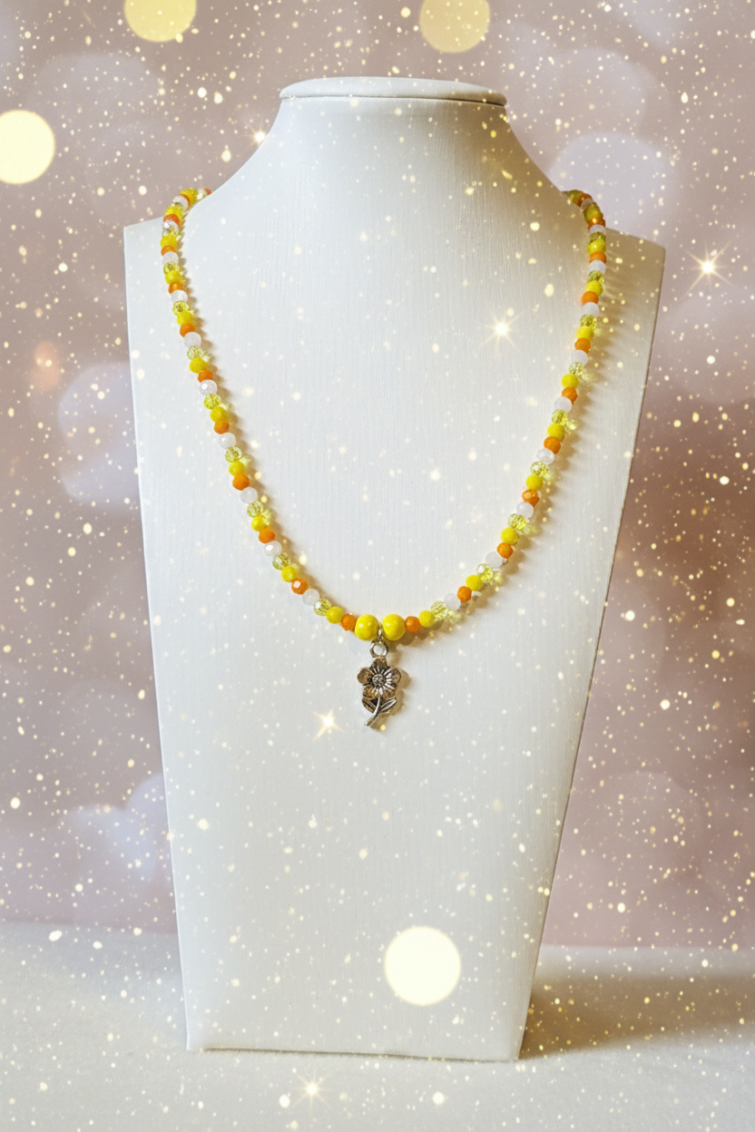 Flower Pendant Necklace
