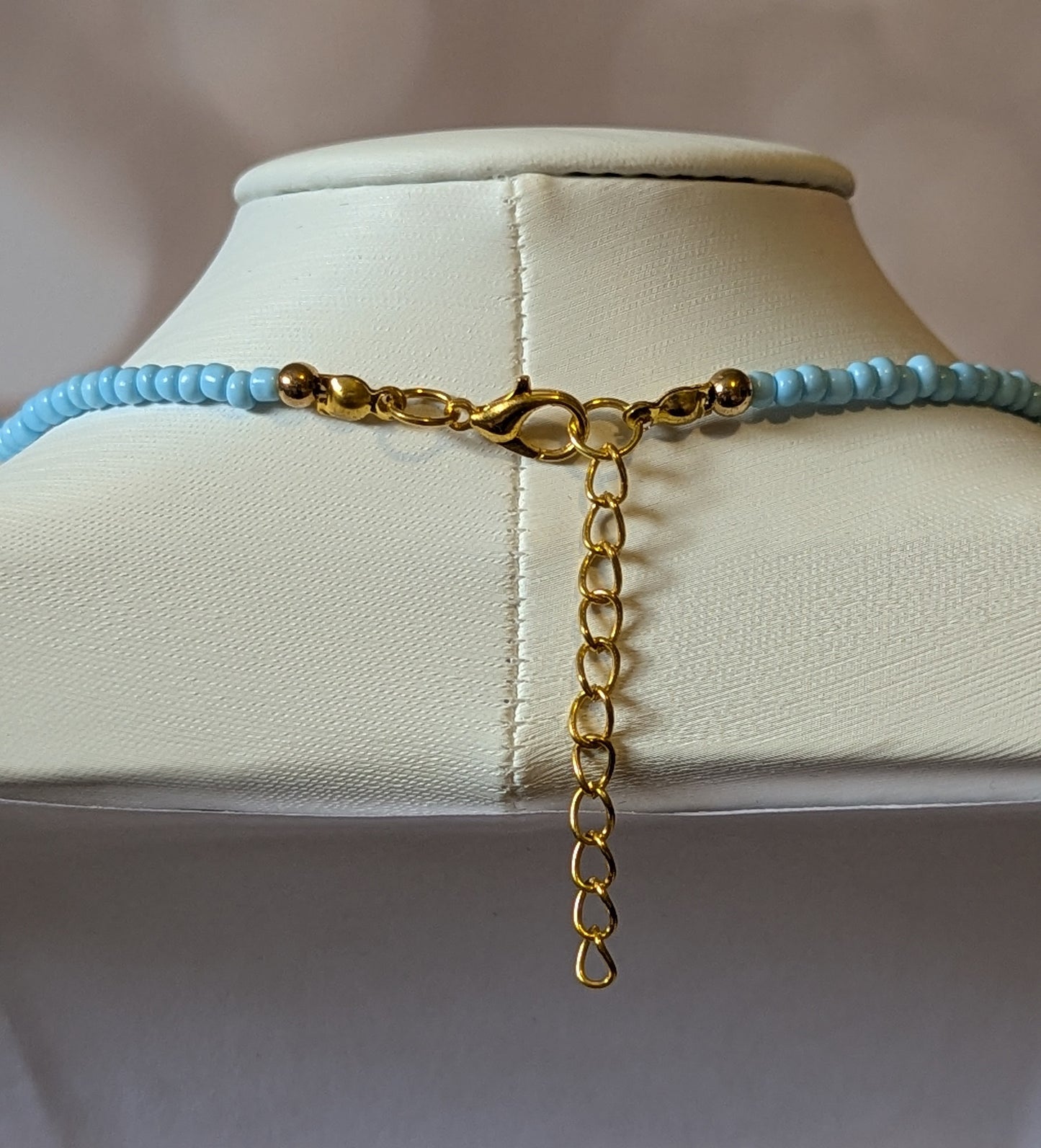 Blue Beach Pendant Necklace