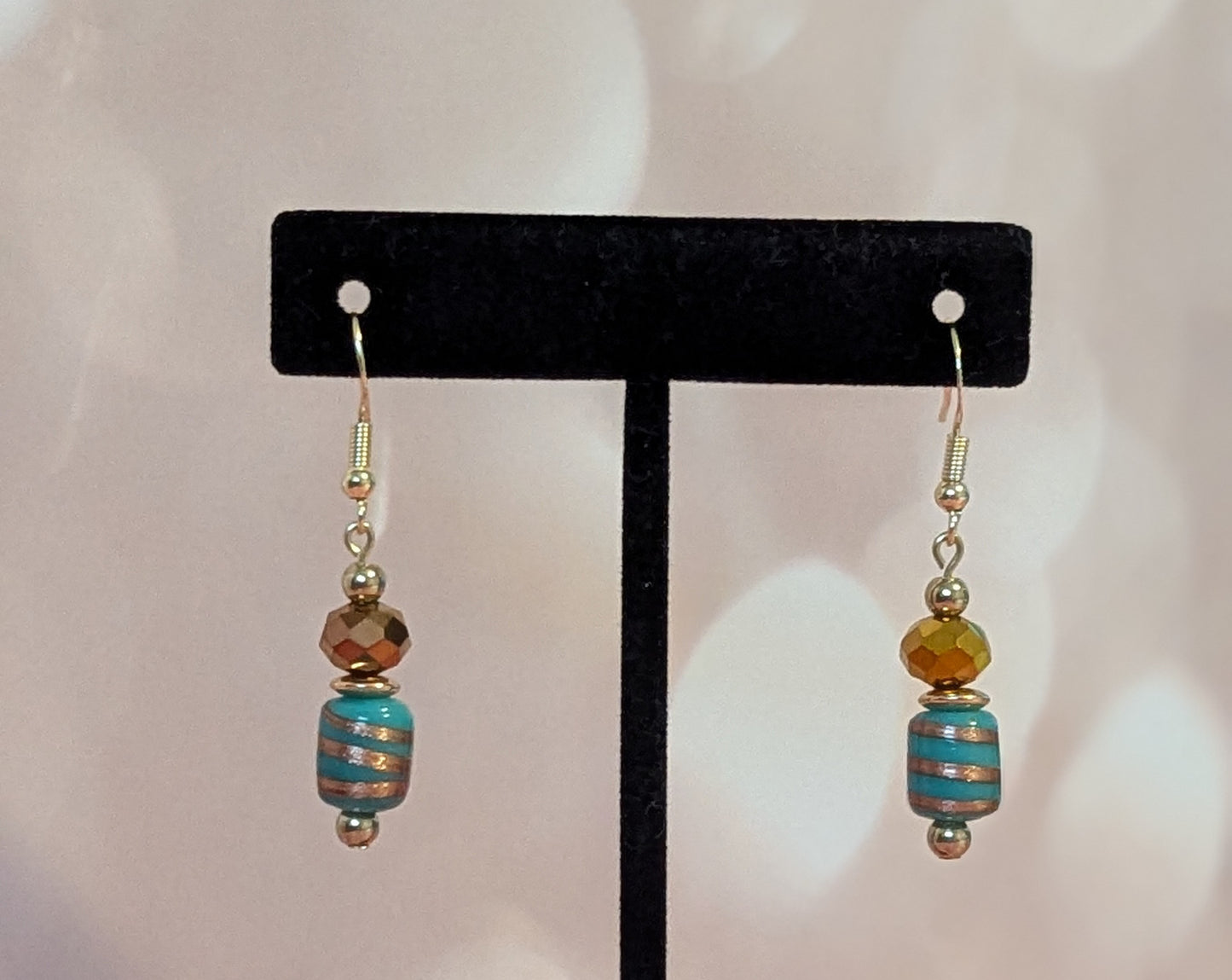 Blue Swirl Earrings