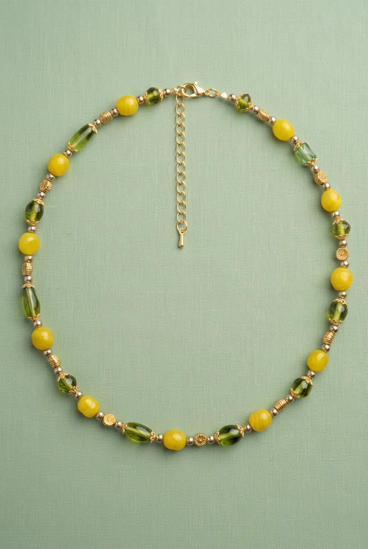 Golden Green Necklace